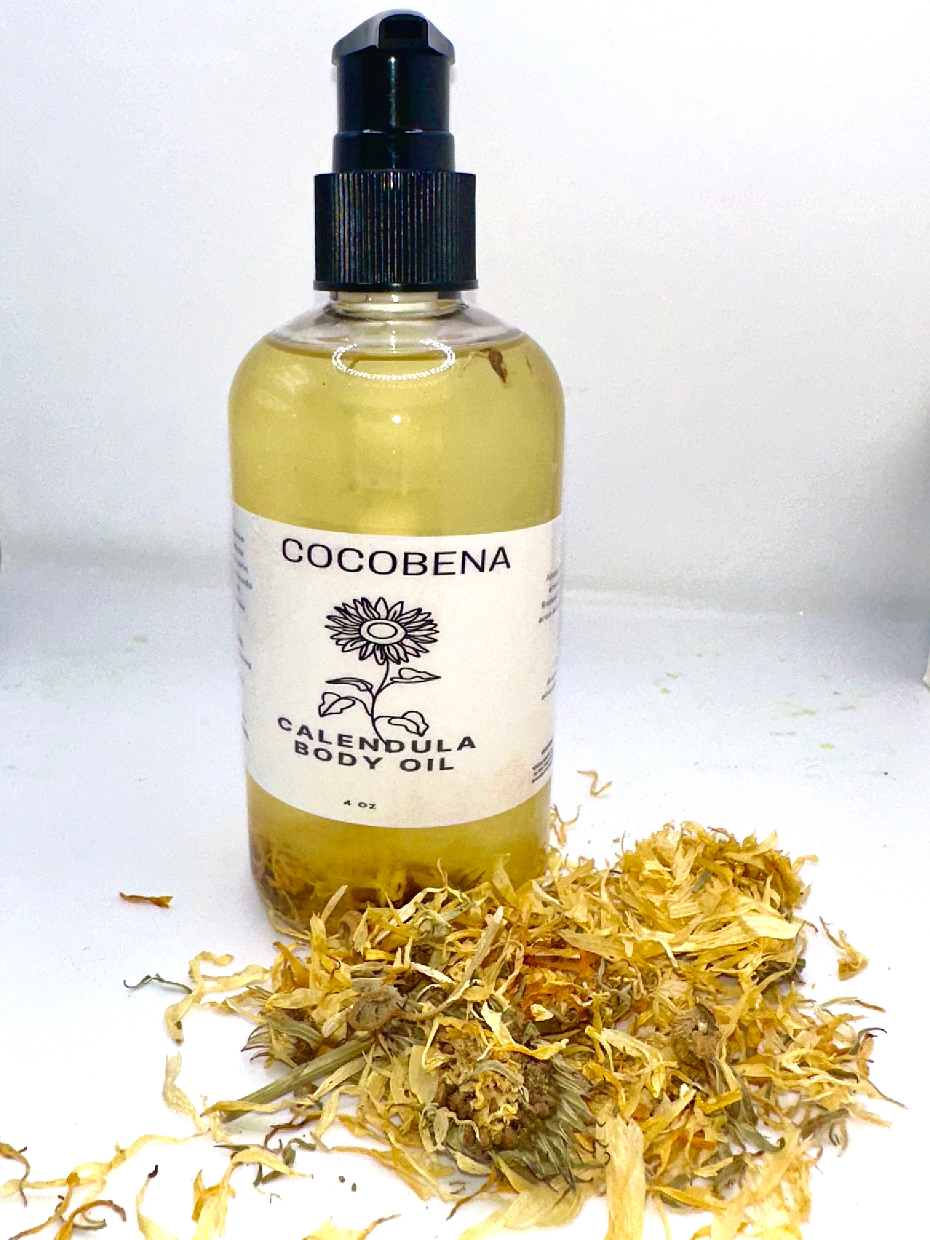 Handcrafted Organic Pure Calendula Multi-Use Body Oil – Soothing House